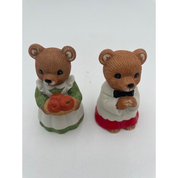 Homco Bear Figurines Set Cute Outfits & Accessories Collectible Home Decor - Picture 4 of 4